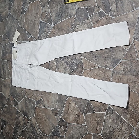 NWT Rag & Bone Skinny Jeans Sz 24 in White - Picture 10 of 15